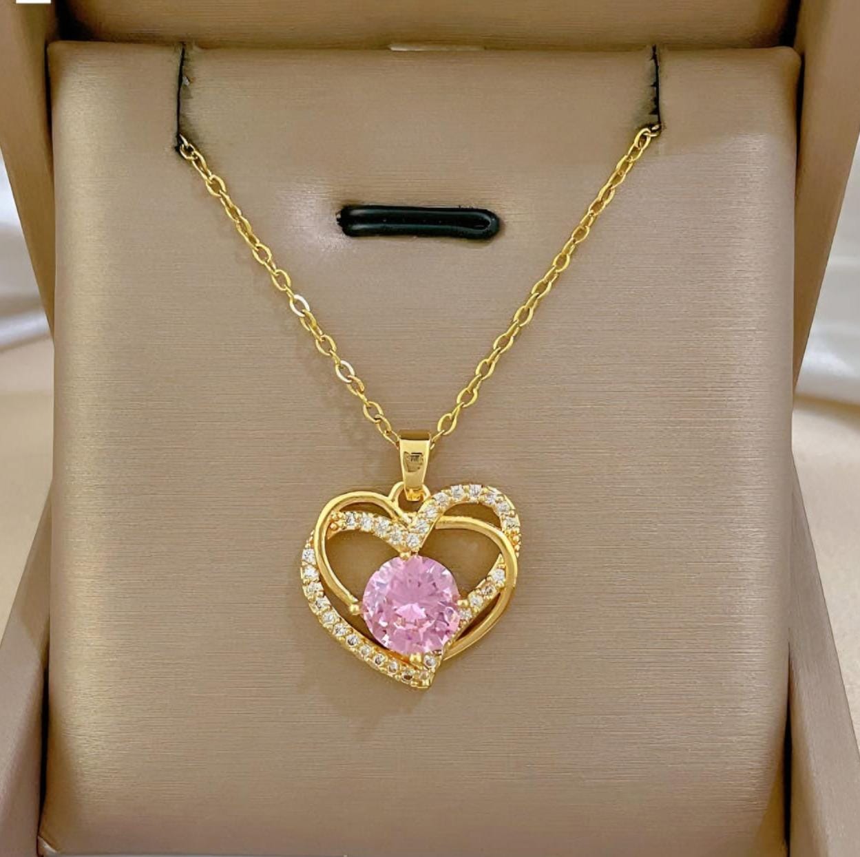 Dual Heart Diamond Chain