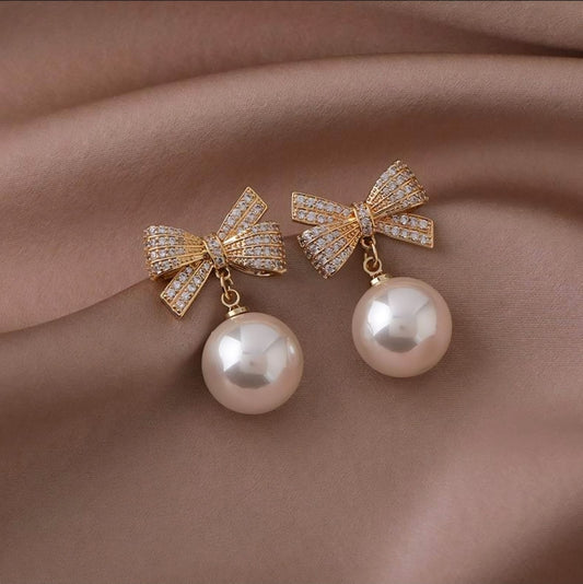 Pearl Drop Earrings - Anti Tarnish